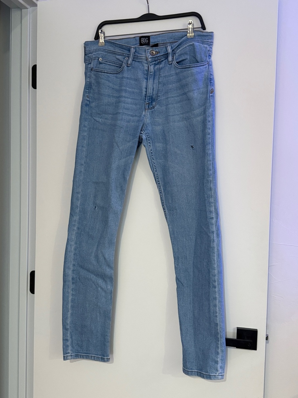 BDG Light Blue Men’s Slim Straight Jeans